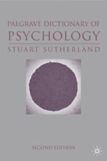 The Macmillan Dictionary of Psychology
