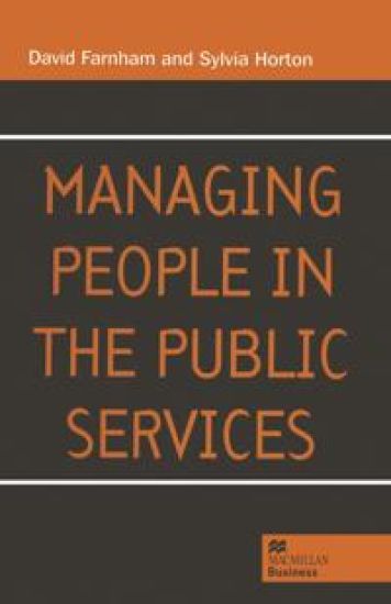 Managing People in the Public Services – David Farnham, kirjan kansikuva