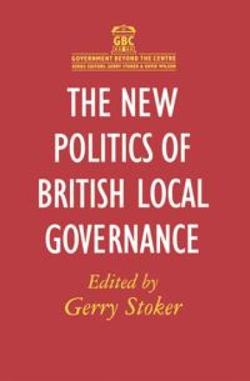 The New Politics of British Local Governance – Gerry Stoker, kirjan kansikuva