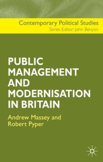 The Public Management and Modernisation in Britain – A. Massey, kirjan kansikuva