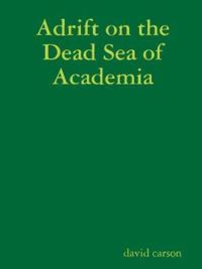 Adrift on the Dead Sea of Academia