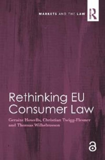 Rethinking EU Consumer Law – Geraint Howells, kirjan kansikuva