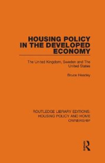 Housing Policy in the Developed Economy