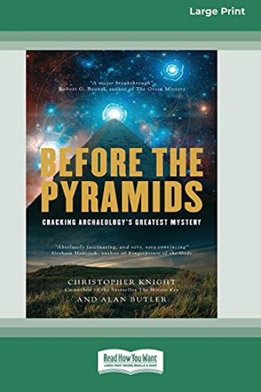 Before the Pyramids – Christopher Knight, kirjan kansikuva