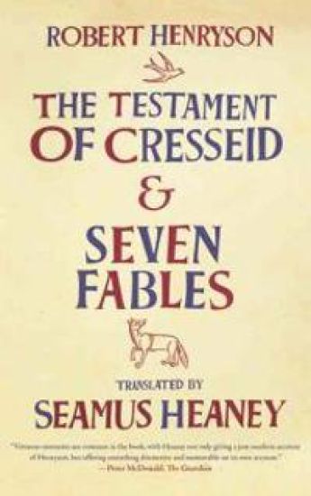 The Testament of Cresseid and Seven Fables – Robert Henryson, kirjan kansikuva