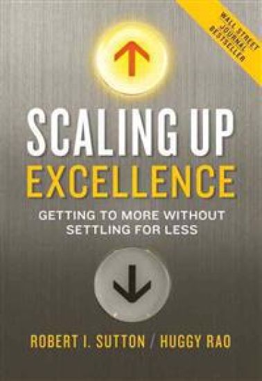 Scaling Up Excellence: Getting to More Without Settling for Less