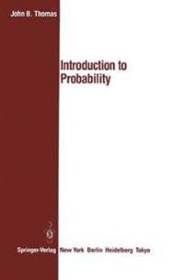 Introduction to Probability – John B. Thomas, kirjan kansikuva