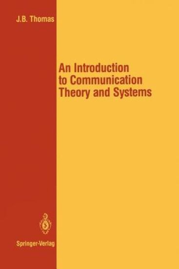 An Introduction to Communication Theory and Systems – John B. Thomas, kirjan kansikuva