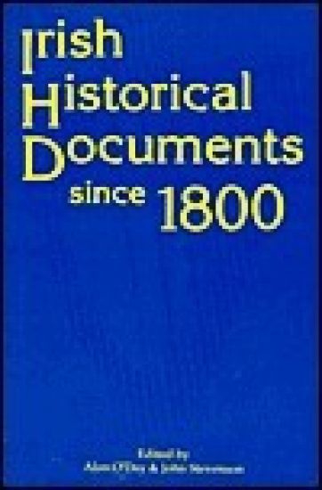 Irish Historical Documents Since 1800