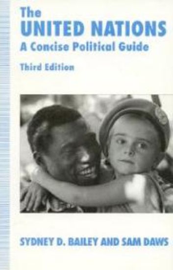 The United Nations – Sydney D. Bailey, kirjan kansikuva