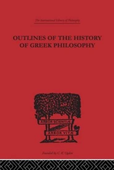 Outlines of the History of Greek Philosophy – Eduard Zeller, kirjan kansikuva