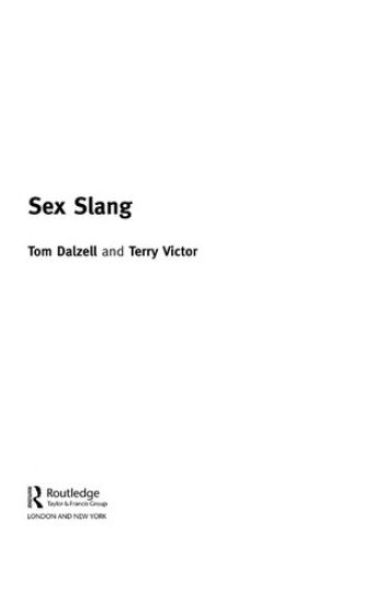 Sex Slang