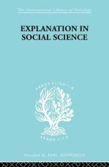Explanation in Social Science – Robert Brown, kirjan kansikuva