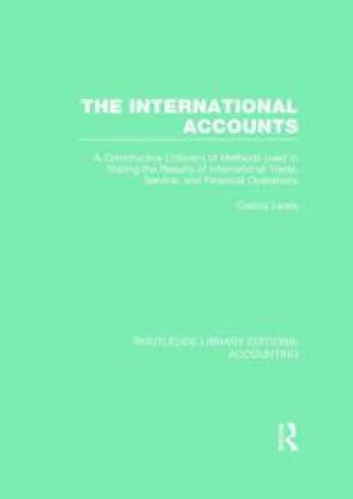The International Accounts (RLE Accounting)