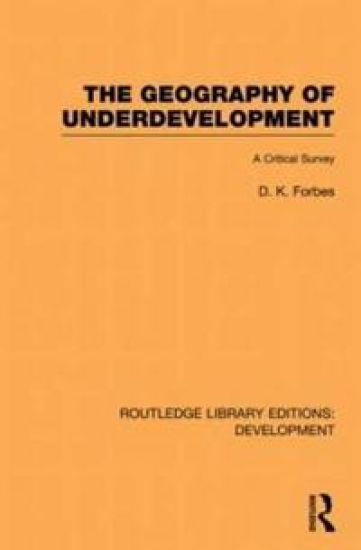 The Geography of Underdevelopment