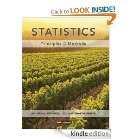 Statistics, Binder Ready: Principles & Methods