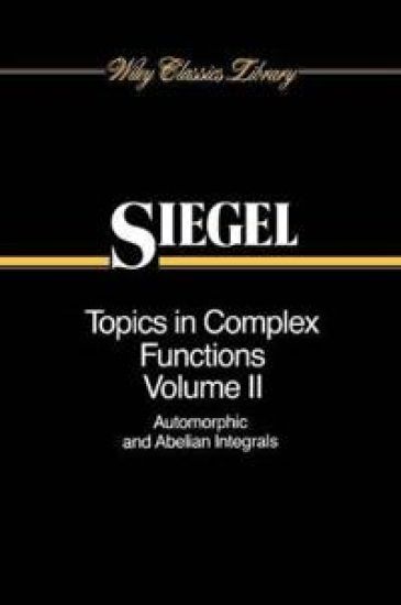 Topics in Complex Function Theory, Volume 2