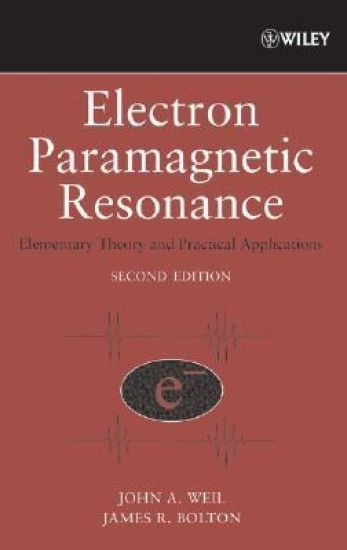 Electron Paramagnetic Resonance – John A. Weil, kirjan kansikuva