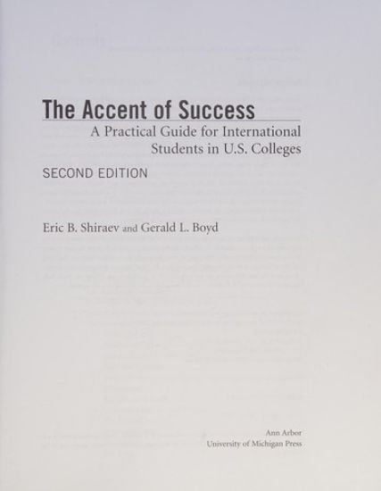 The Accent of Success, Second Edition