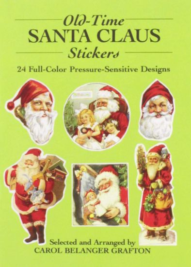 Old-Rime Santa Claus Stickers