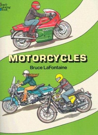 Motorcycles Colouring Book