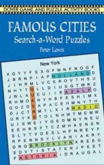 Famous Cities Search-a-Word Puzzles