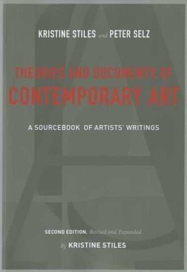 Theories and Documents of Contemporary Art