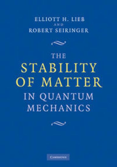 The Stability of Matter in Quantum Mechanics