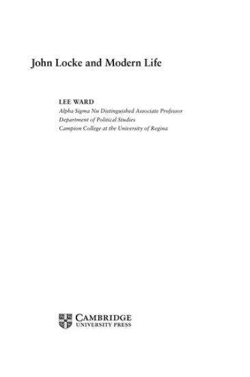 John Locke and Modern Life