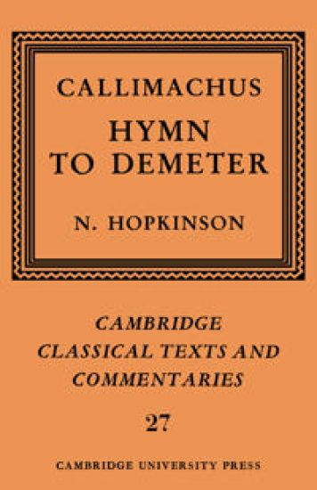 Callimachus: Hymn to Demeter