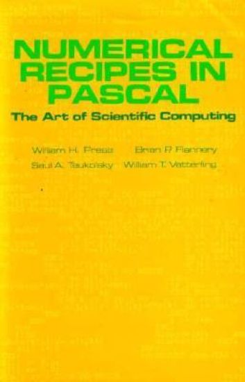 Numerical Recipes in Pascal (First Edition)