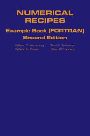 Numerical Recipes in FORTRAN Example Book
