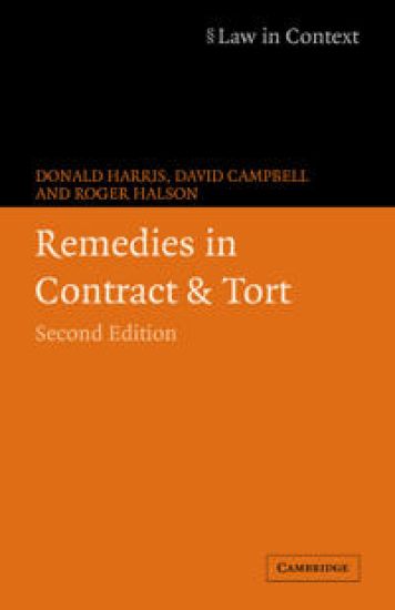 Remedies in Contract and Tort