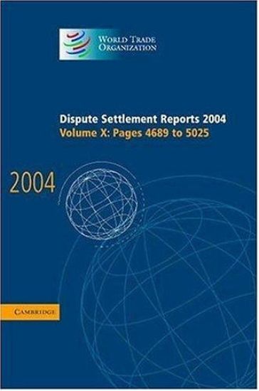 Dispute Settlement Reports 2004