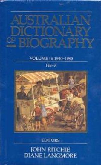 Australian Dictionary of Biography V16