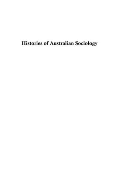 Histories of Australian Sociology