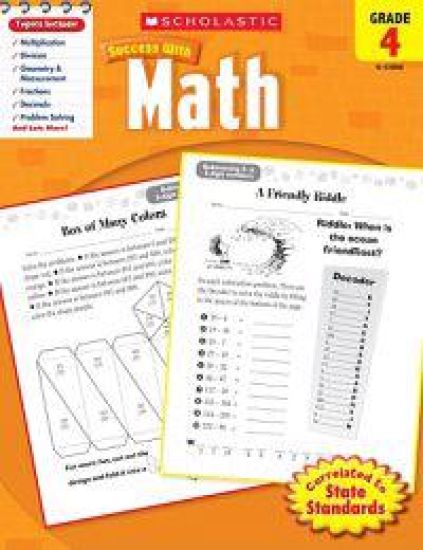 Scholastic Success With Math: Grade 4 Workbook