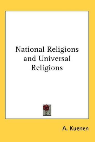 NATIONAL RELIGIONS AND UNIVERSAL RELIGIO