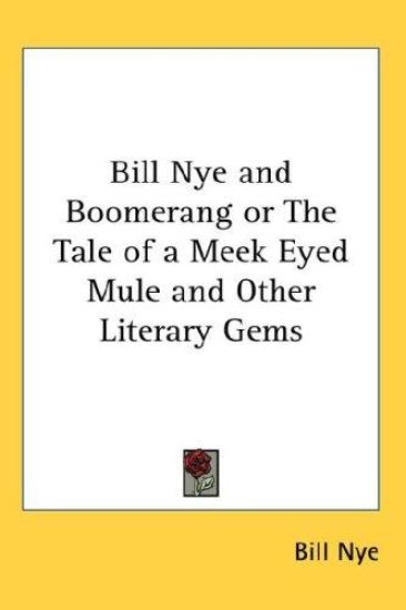 BILL NYE AND BOOMERANG OR THE TALE OF A