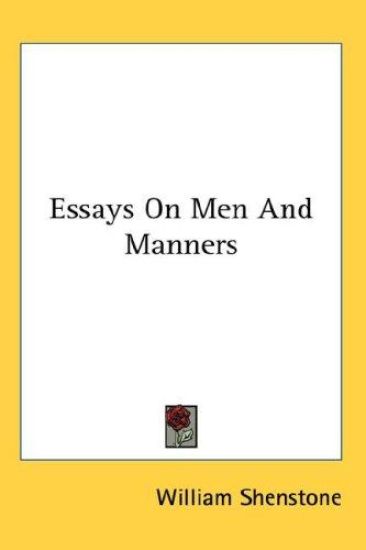 Essays On Men And Manners