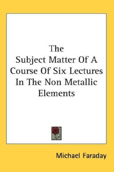 THE SUBJECT MATTER OF A COURSE OF SIX LE