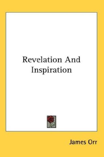 REVELATION AND INSPIRATION