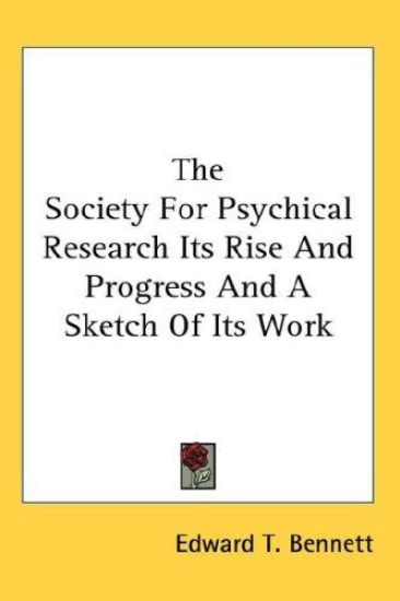 THE SOCIETY FOR PSYCHICAL RESEARCH ITS R
