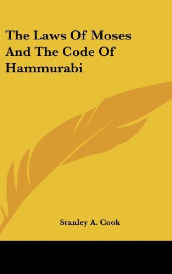 THE LAWS OF MOSES AND THE CODE OF HAMMUR