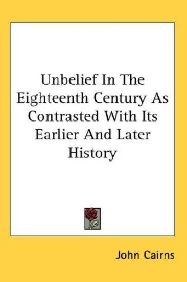 UNBELIEF IN THE EIGHTEENTH CENTURY AS CO