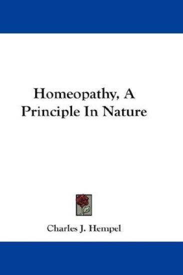 Homeopathy, A Principle In Nature