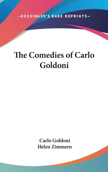 The Comedies of Carlo Goldoni