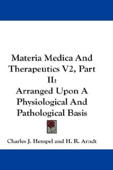 MATERIA MEDICA AND THERAPEUTICS V2, PART