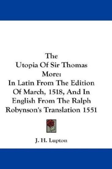 The Utopia of Sir Thomas More