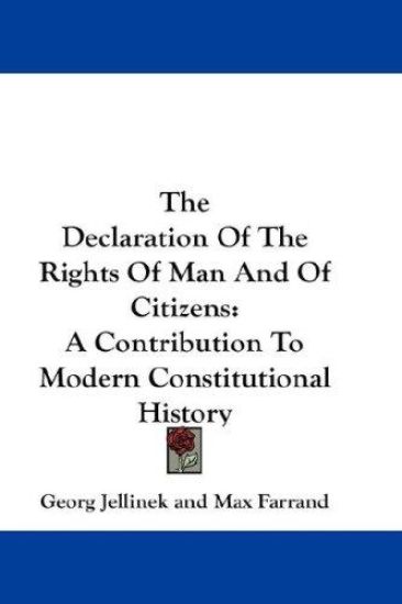 The Declaration of the Rights of Man and of Citizens